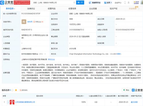 霸王茶姬上海新公司成立，跨界动漫游戏开发与信息系统集成双线布局